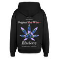 TRUE BERRY Oversized Unisex Bio-Hoodie - Schwarz