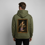 MUNCHIES Oversized Unisex Bio-Hoodie - Khaki