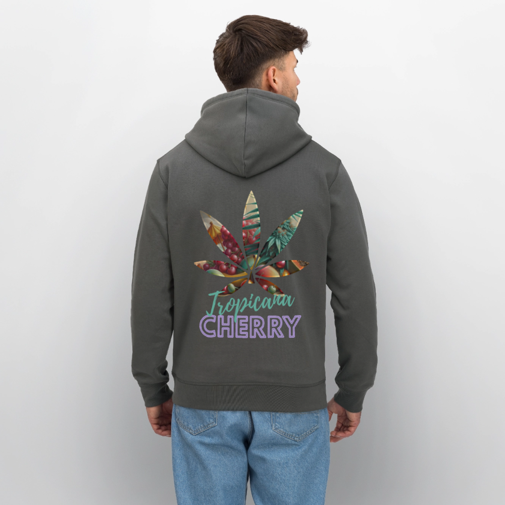 TROPICANA CHERRY Unisex Bio-Hoodie - Anthrazit