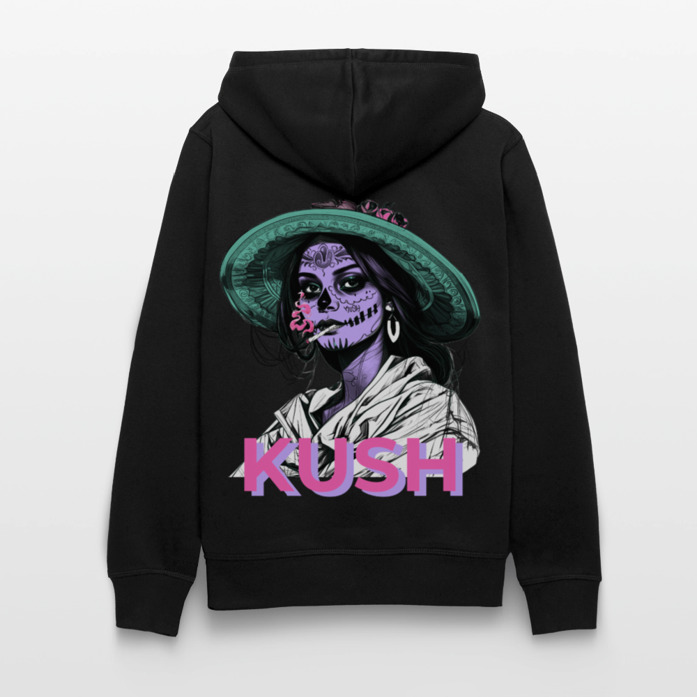 LA CATRINA KUSH Unisex Bio-Hoodie - Schwarz