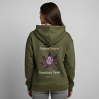 TRUE GRAPE Oversized Unisex Bio-Hoodie - Khaki