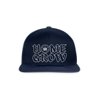 HOME GROW Snapback Cap - Navy/Navy