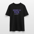 PATIENCE IS A FLEX (AND I DONT HAVE IT) Unisex Bio-T-Shirt - Schwarz