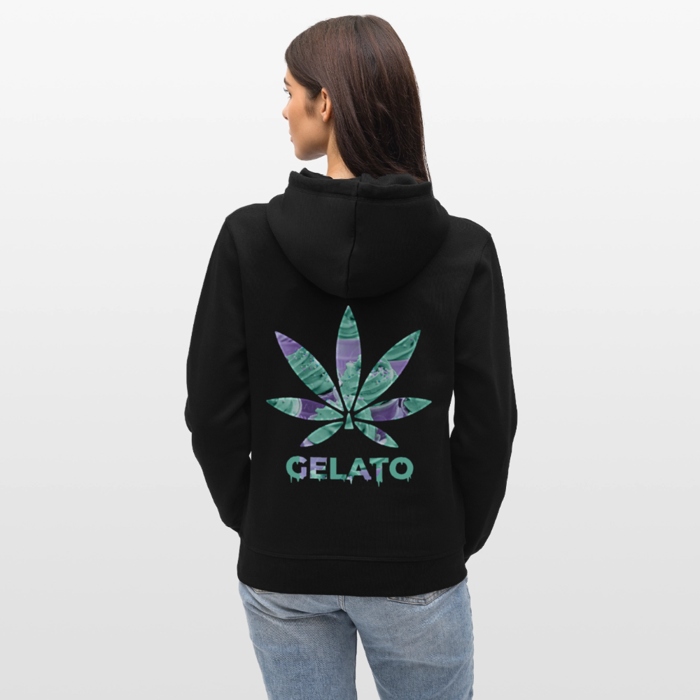 GELATO Unisex Bio-Hoodie - Schwarz