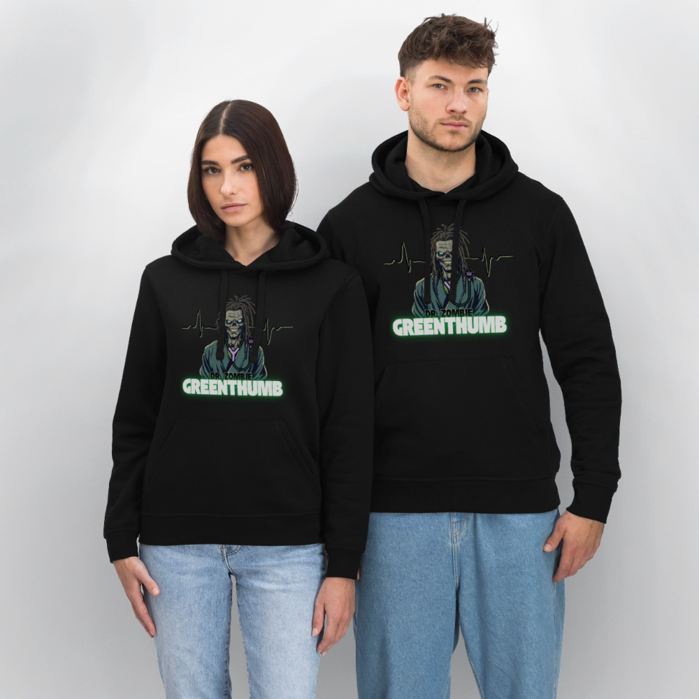 DR. ZOMBIE Unisex Bio-Hoodie - Schwarz