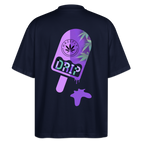 ICE CREAM Oversized Unisex Bio T-Shirt - Navy
