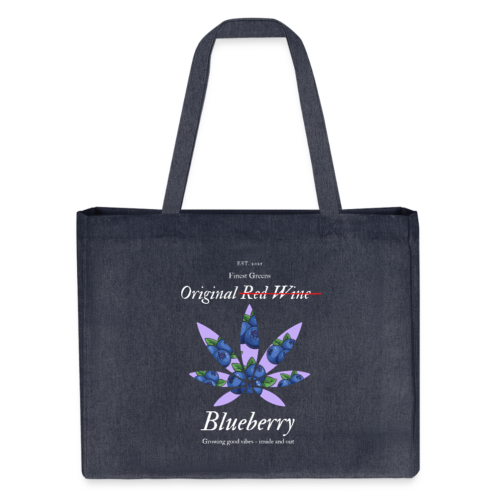 TRUE BERRY recycelter Shopping Bag - midnight Blue