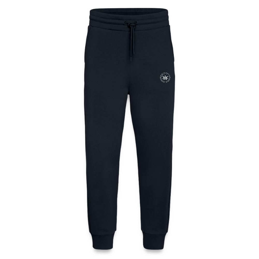 HAZEFLY WHITE Organic Relaxed Jogginghose - DARK NAVY