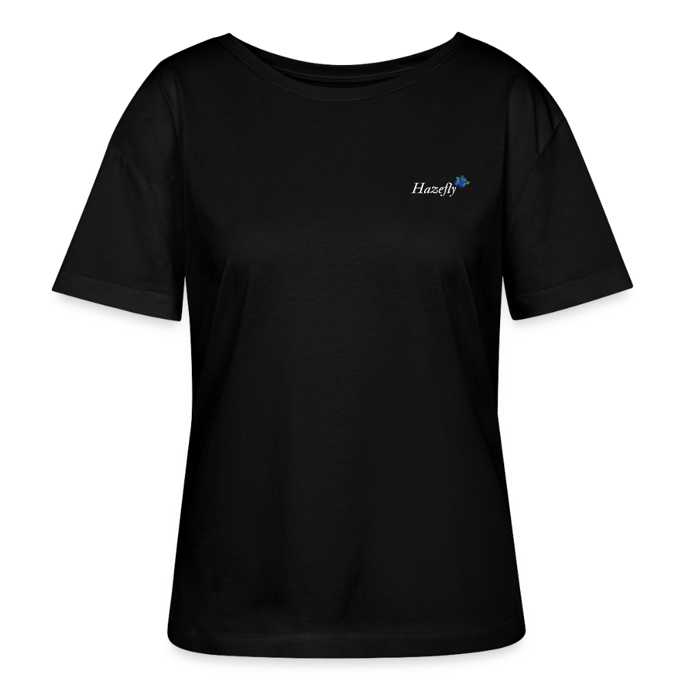TRUE BERRY Relaxed Frauen Bio-T-Shirt - Schwarz