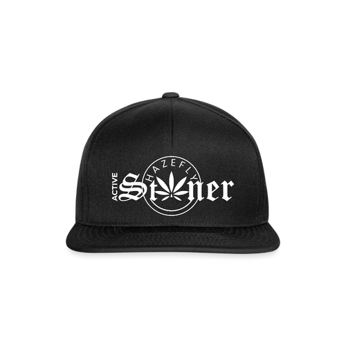 ACTIVE STONER Snapback Cap - Schwarz/Schwarz