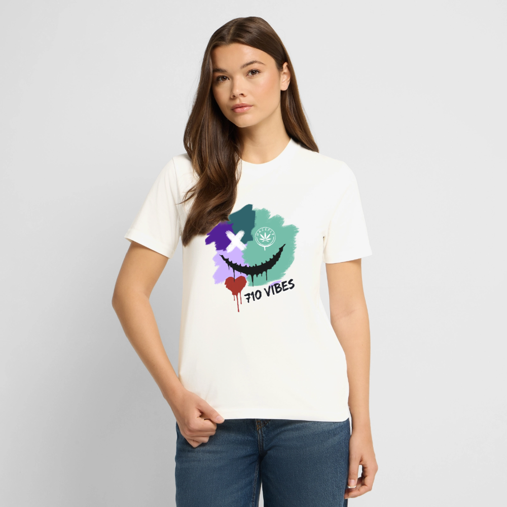 710 VIBES Unisex Bio-T-Shirt - Naturweiß 