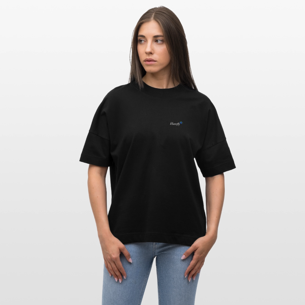 TRUE BERRY Oversized Unisex Bio T-Shirt - Schwarz