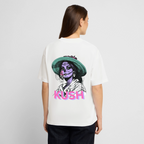 LA CATRINA KUSH Oversized Unisex Bio T-Shirt - Weiß