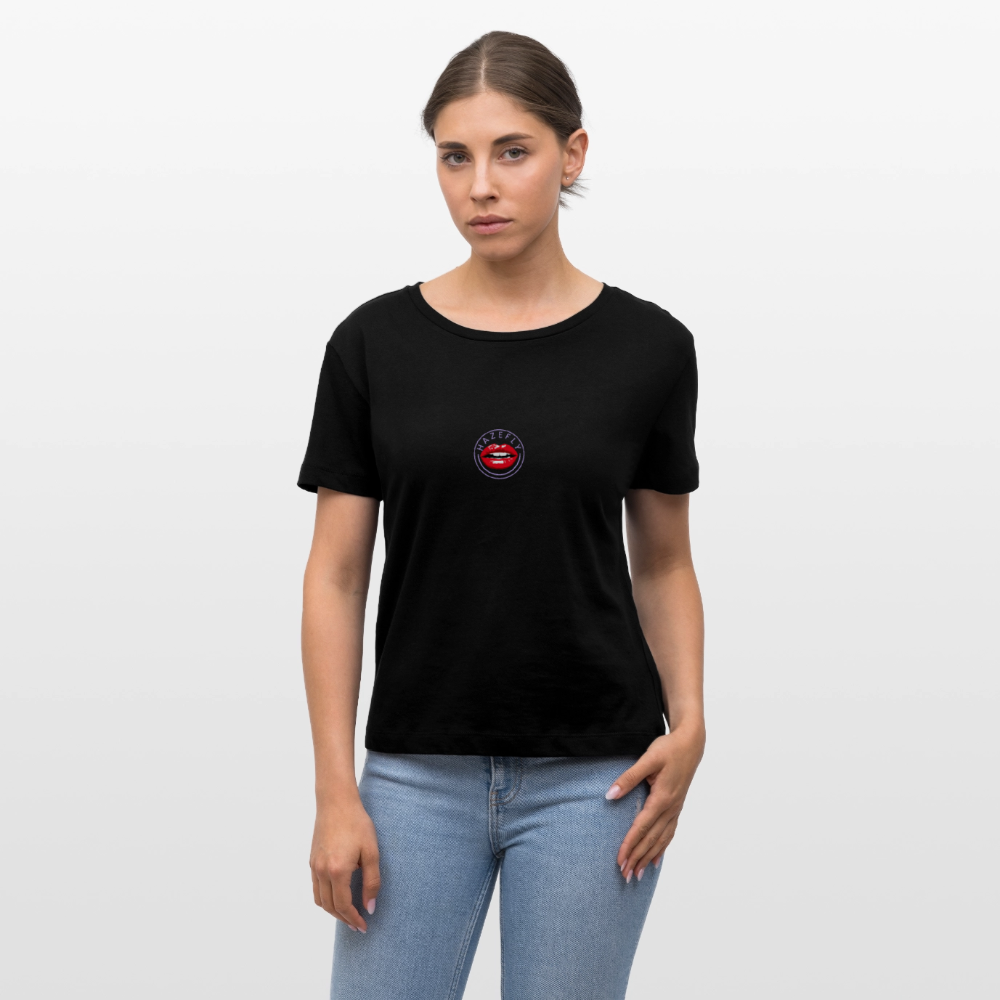420 CLIQUE 2.0. Relaxed Frauen Bio-T-Shirt - Schwarz