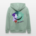 710 VIBES Unisex Bio-Kapuzenjacke - Helles Graugrün