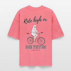 RIDE HIGH Oversized Unisex Bio T-Shirt - Pink 