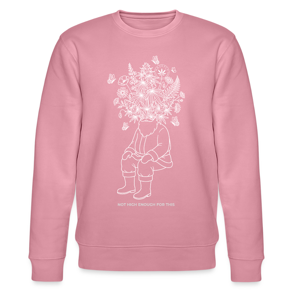 NOT HIGH ENOUGH Unisex Bio-Sweatshirt - Lila Traum