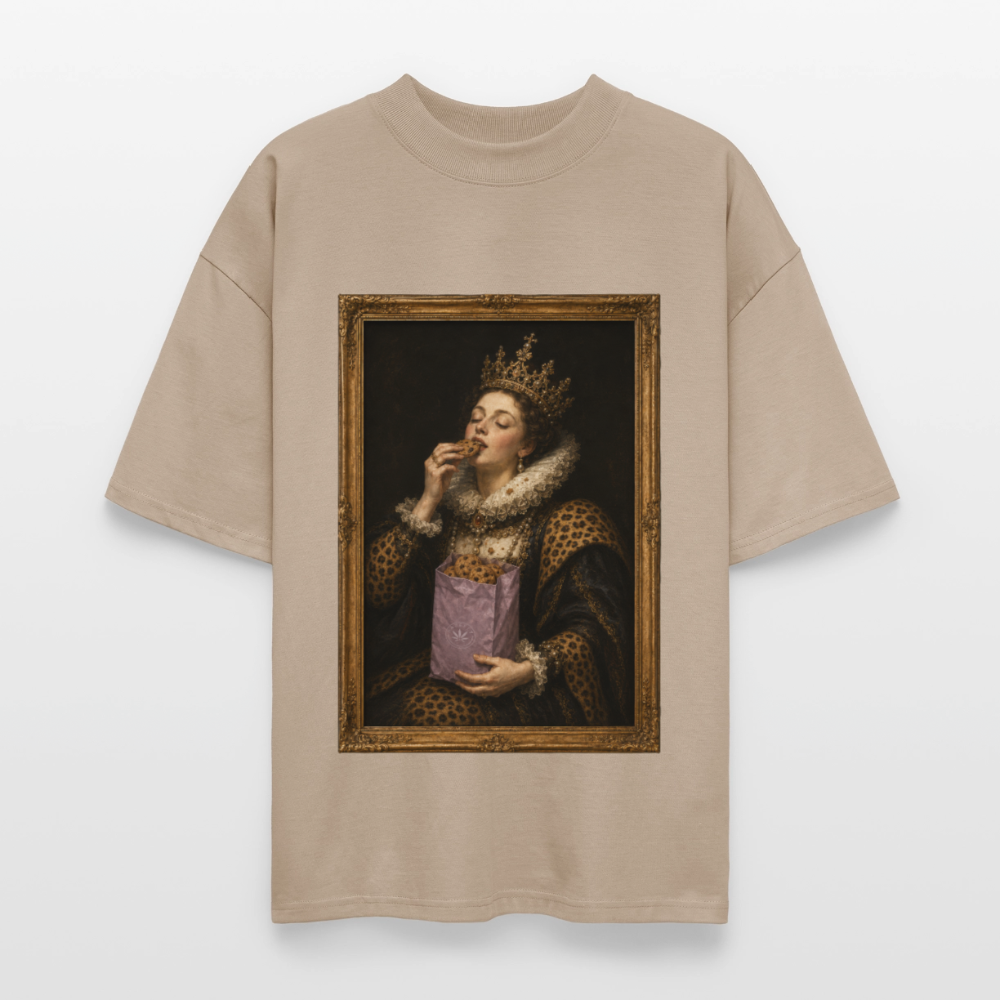 MUNCHIES Unisex Oversized Bio-T-Shirt - Steingrau