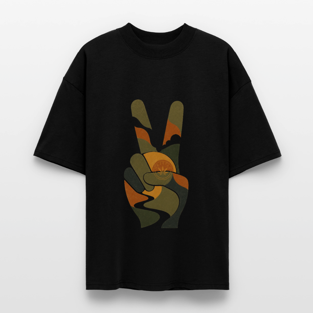 INNER PEACE Unisex Oversized Bio-T-Shirt - Schwarz