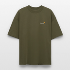 TRUE ORANGE Oversized Unisex Bio T-Shirt - Khaki