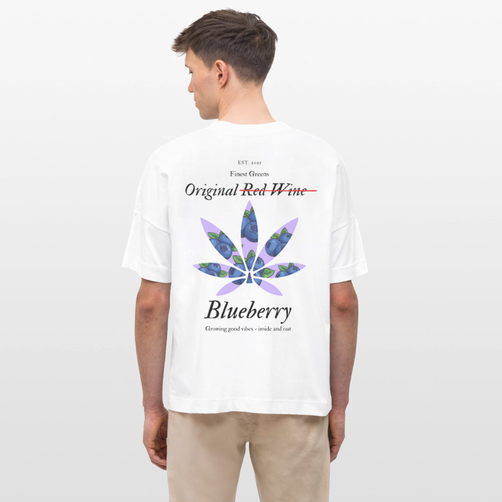 TRUE BERRY Oversized Unisex Bio T-Shirt - Weiß