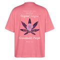 TRUE GRAPE Oversized Unisex Bio T-Shirt - Pink 