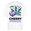 CHERRY PUNCH Oversized Unisex Bio T-Shirt - Weiß