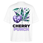 CHERRY PUNCH Oversized Unisex Bio T-Shirt - Weiß