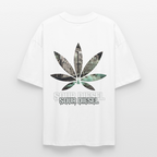 SOUR DIESEL Oversized Unisex Bio T-Shirt - Weiß