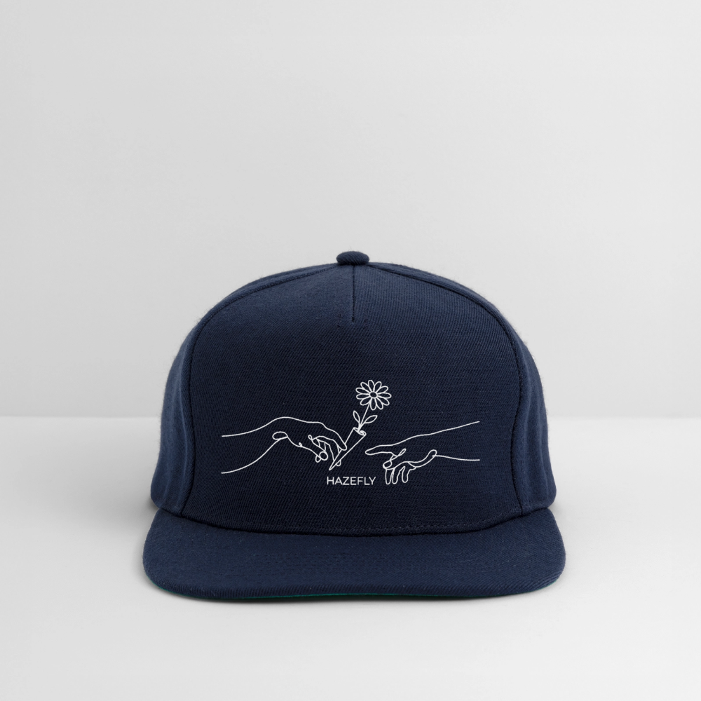 PASS IT Snapback Cap - Navy/Navy