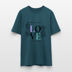 GROW. CHILL. REPEAT.Unisex Bio-T-Shirt - Dunkles Petrol