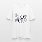 GROW. CHILL. REPEAT.Unisex Bio-T-Shirt - Weiß