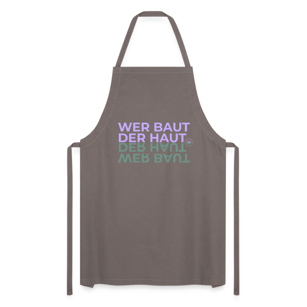 WER BAUT Kochschürze - Grau