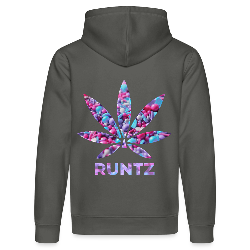 RUNTZ Unisex Bio-Hoodie - Anthrazit
