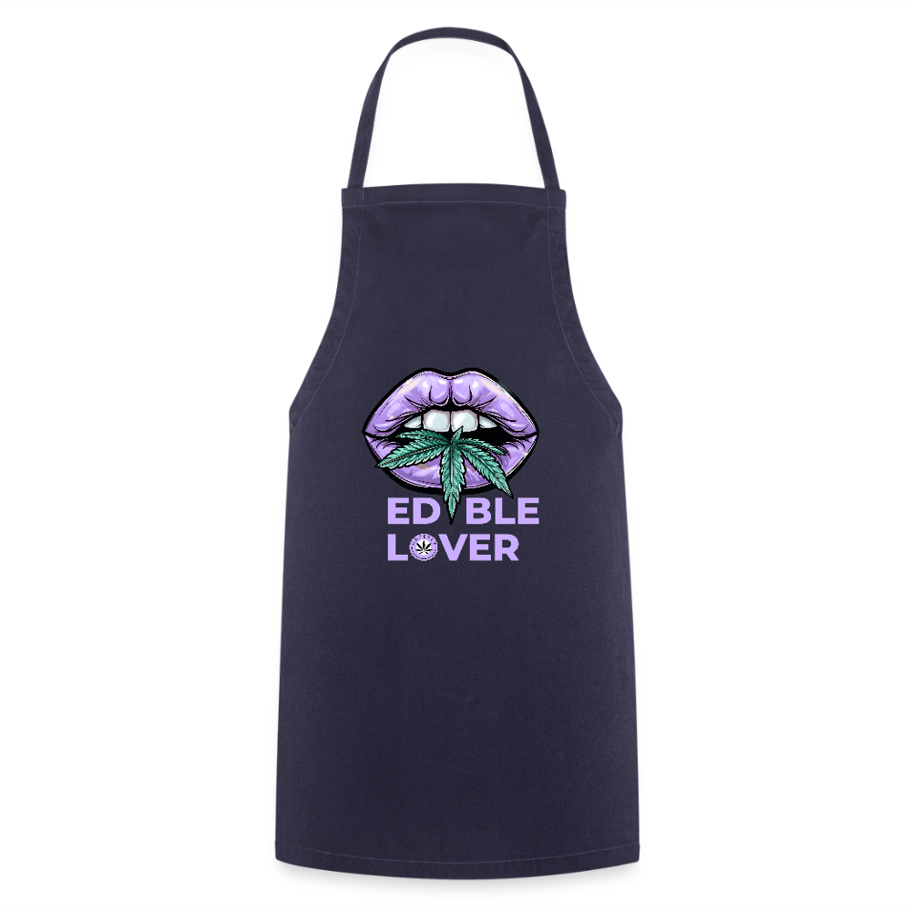 EDIBLE LOVER Kochschürze - Navy