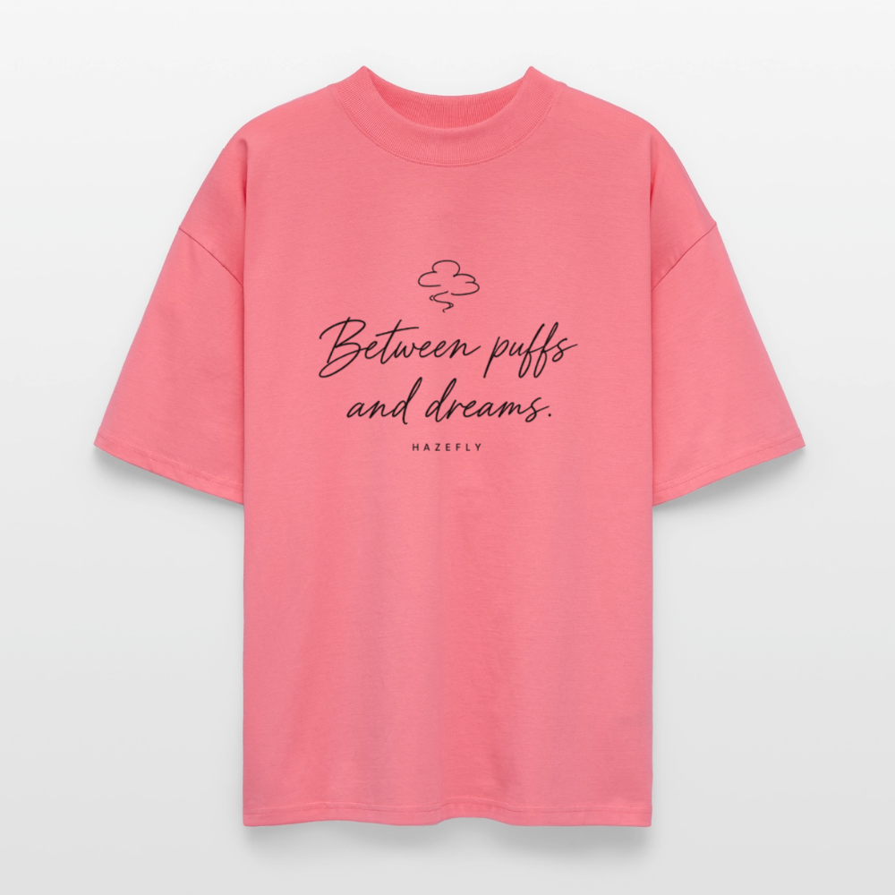 PUFFS & DREAMS Oversized Unisex Bio T-Shirt - Pink 