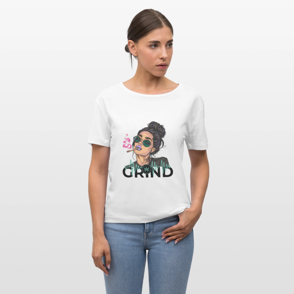 GRIND Relaxed Frauen Bio-T-Shirt - Weiß