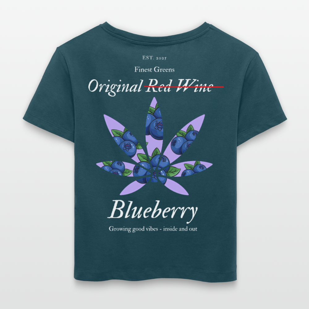 TRUE BERRY Relaxed Frauen Bio-T-Shirt - Dunkles Petrol