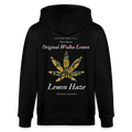 TRUE LEMON Unisex Bio-Kapuzenjacke - Schwarz