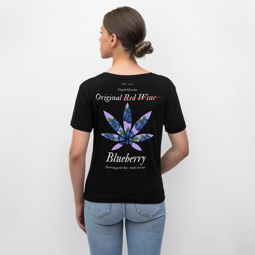 TRUE BERRY Relaxed Frauen Bio-T-Shirt - Schwarz