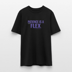 PATIENCE IS A FLEX Unisex Bio-T-Shirt - Schwarz