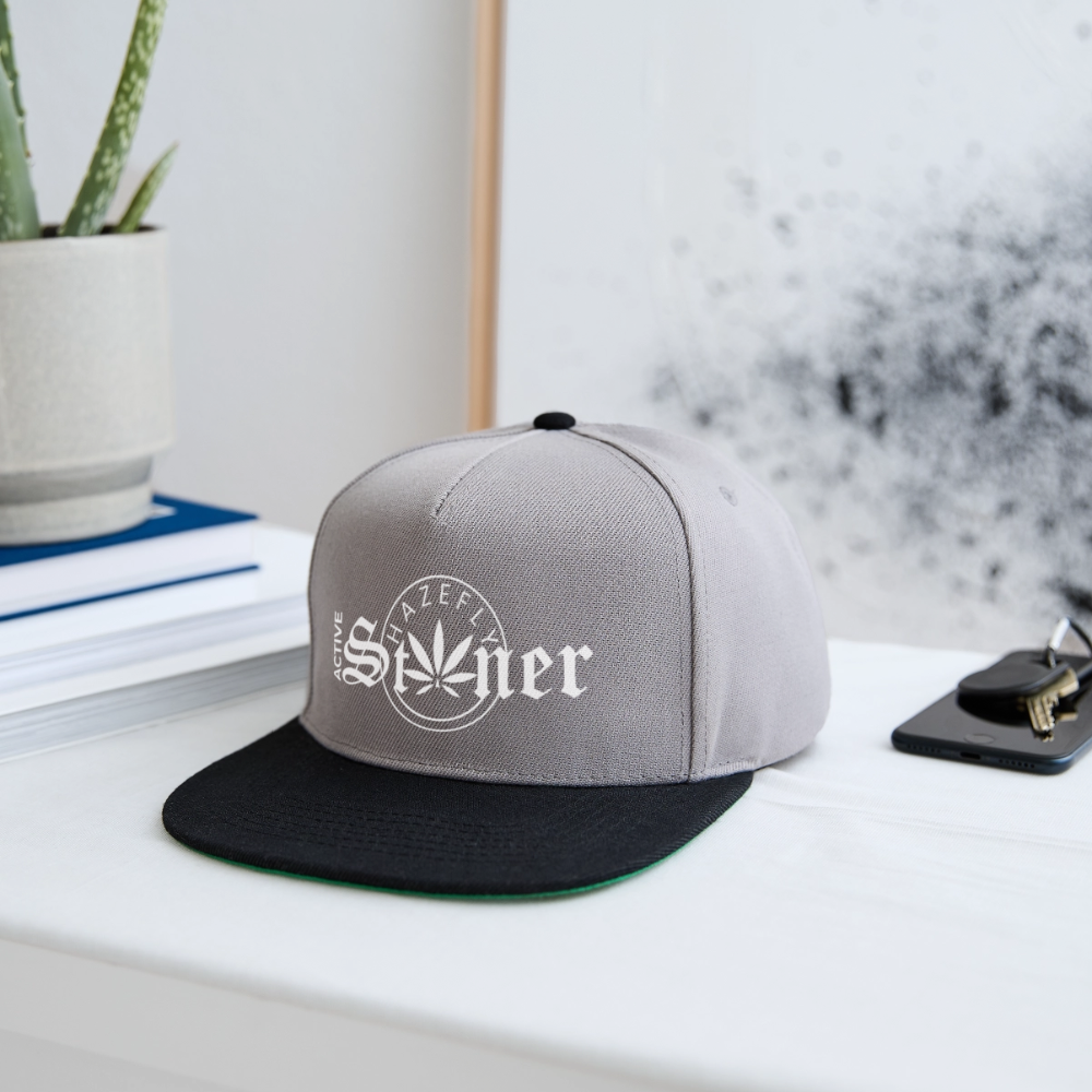 ACTIVE STONER Snapback Cap - Graphit/Schwarz