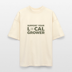 LOCAL GROWER Oversized Unisex Bio T-Shirt - Natur