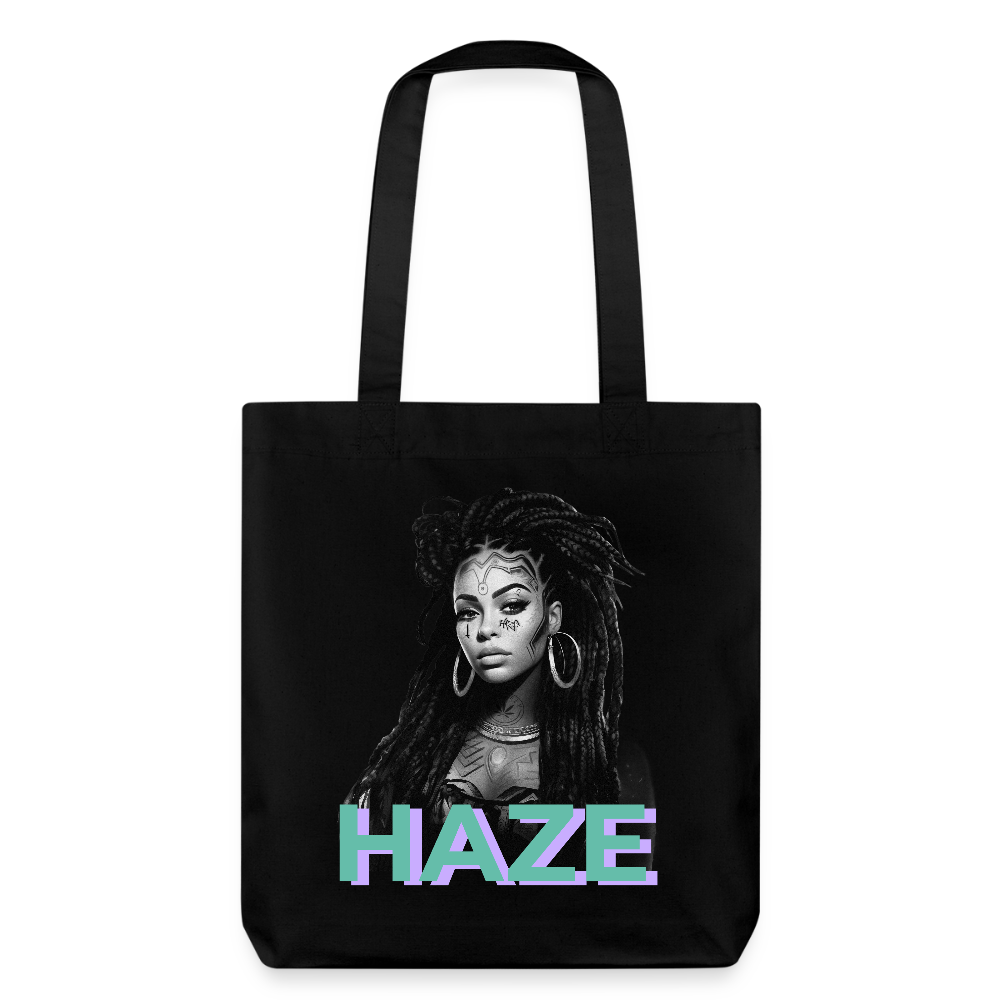 MADAM HAZE recycelter Heavyweight Stoffbeutel - Schwarz