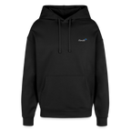 TRUE BERRY Oversized Unisex Bio-Hoodie - Schwarz