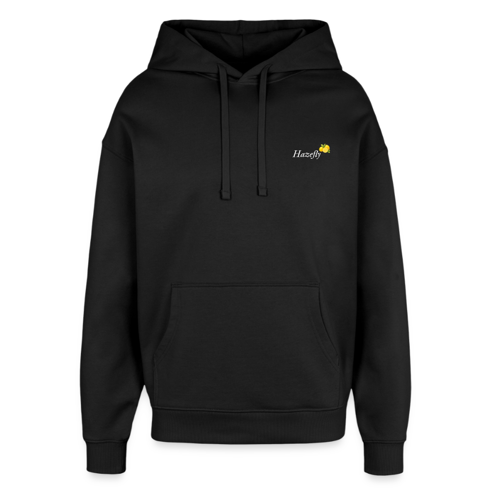 TRUE LEMON Oversized Unisex Bio-Hoodie - Schwarz