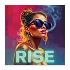 RISE Poster 60x60 cm - Weiß