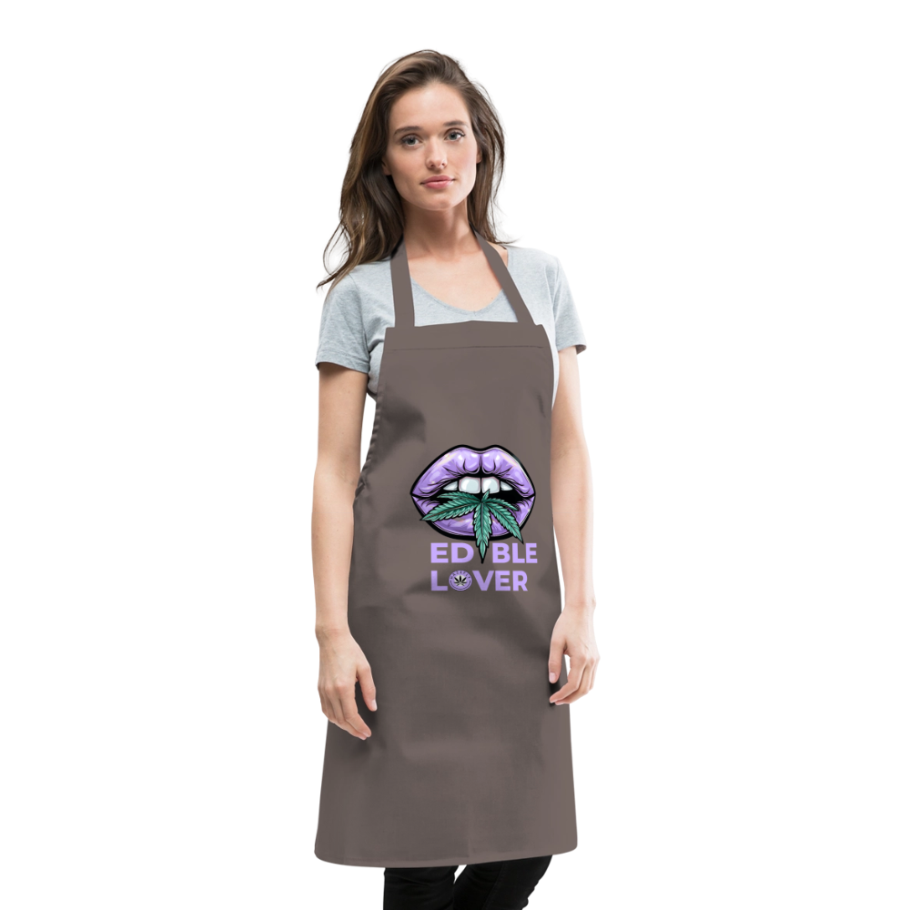 EDIBLE LOVER Kochschürze - Grau