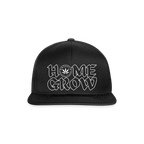 HOME GROW Snapback Cap - Schwarz/Schwarz