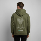 LOVE GREENS Oversized Unisex Bio-Hoodie - Khaki